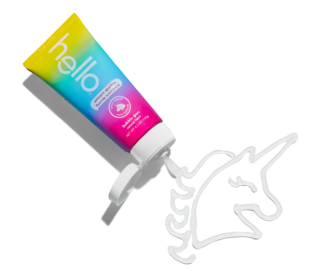 Toothpaste and unicorn image