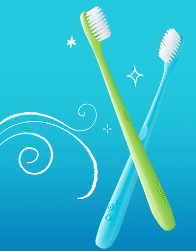 two toothbrushes