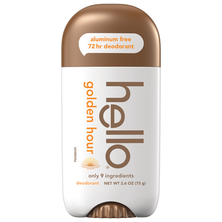 hello golden hour aluminum free deodorant with shea butter