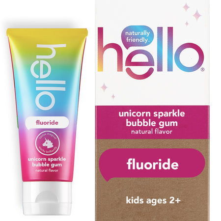 kids unicorn fluoride toothpaste