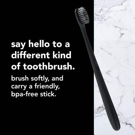 classic toothbrush in black