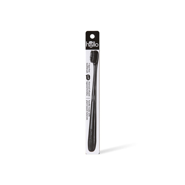 hello classic toothbrush in black