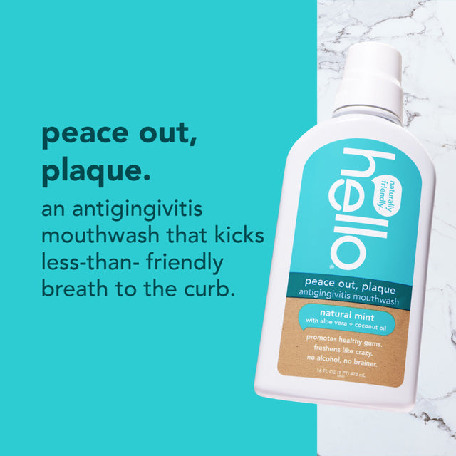 peace out, plaque antigingivitis mouthwash