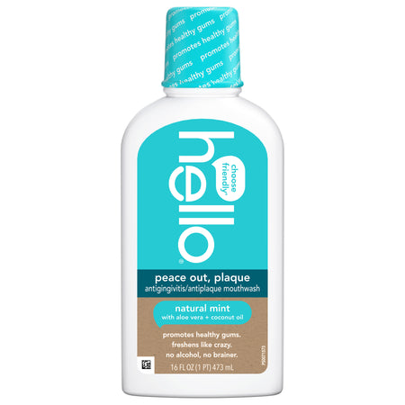 hello peace out, plaque antigingivitis mouthwash