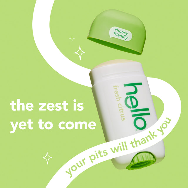 hello fresh citrus aluminum free deodorant with shea butter
