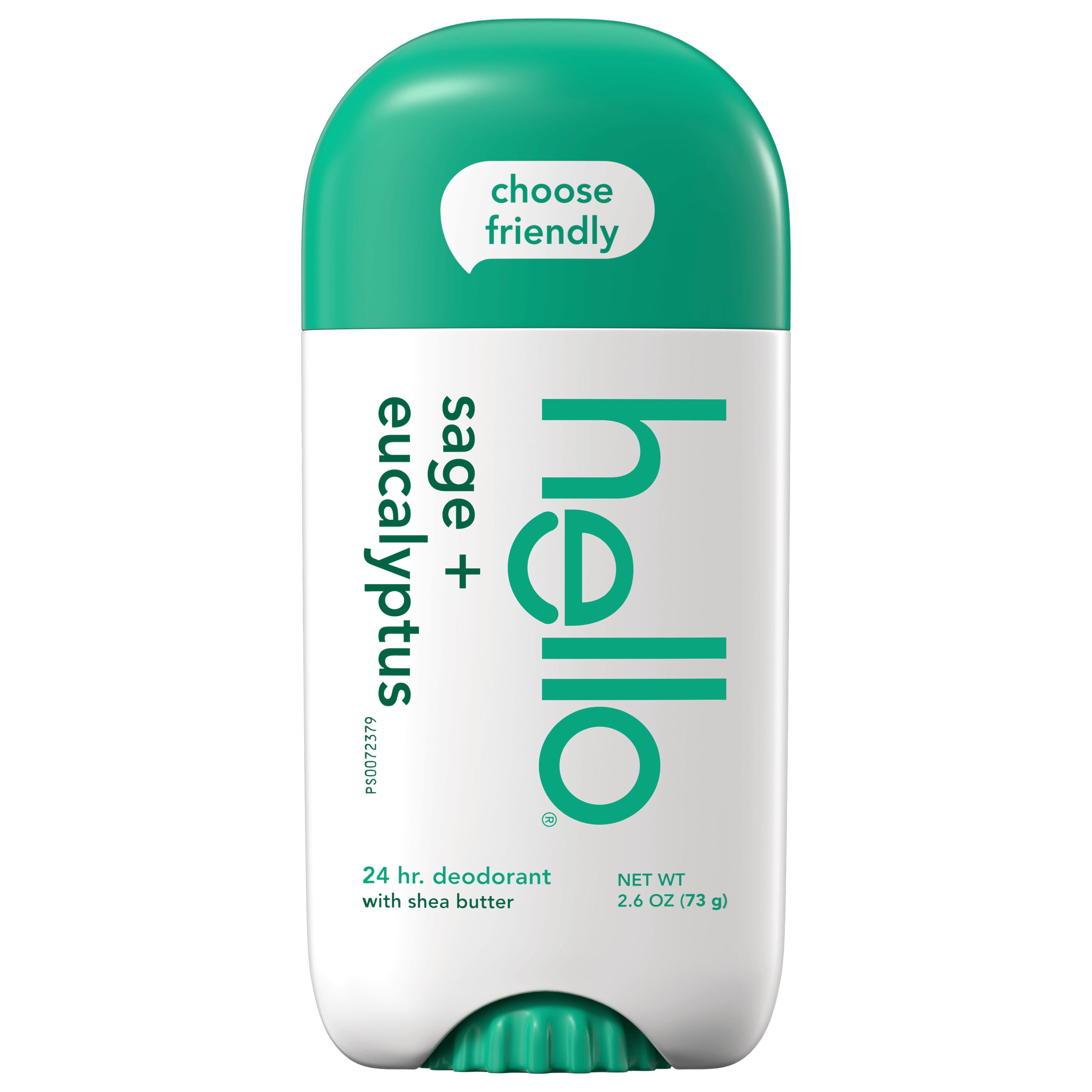 hello sage + eucalyptus aluminum free deodorant with shea butter.