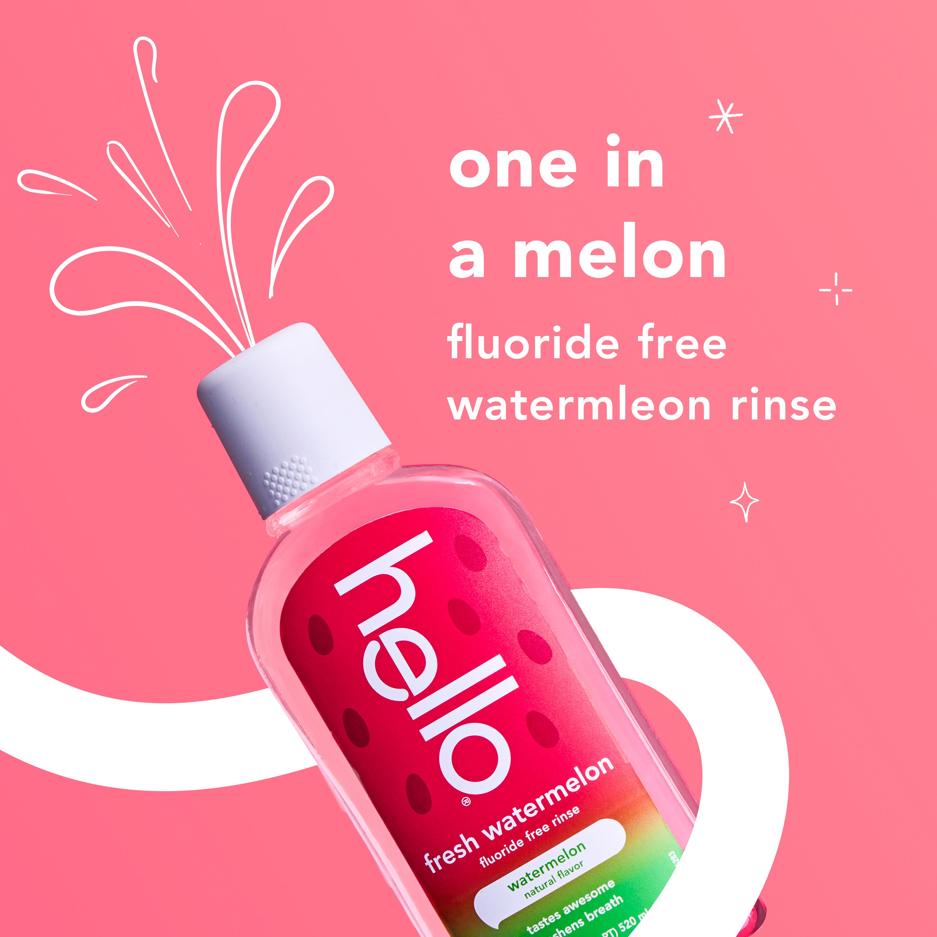 kids fresh watermelon fluoride free toothpaste | hello products