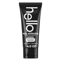 hello Activated Charcoal Whitening Fluoride Toothpaste.