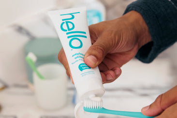 Antiplaque + Whitening Fluoride Free Toothpaste Twin Pack | hello products
